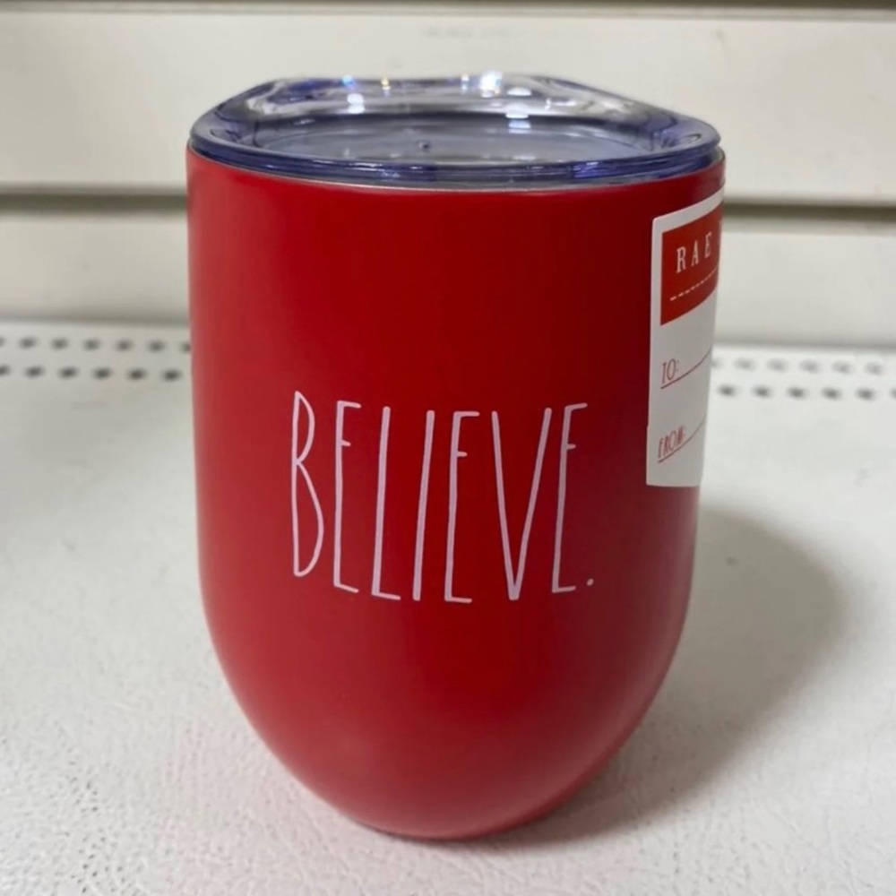 Rae Dunn Stainless Steel Wine Glass